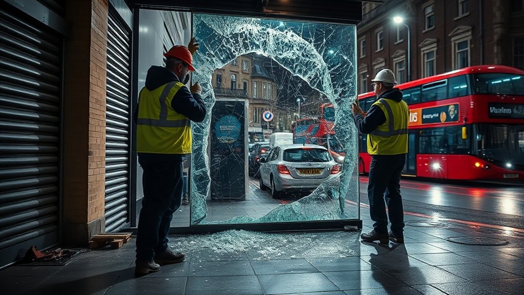 Emergency Shop Front Repair Surbiton