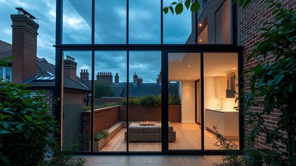Glass Extension Walls Surbiton