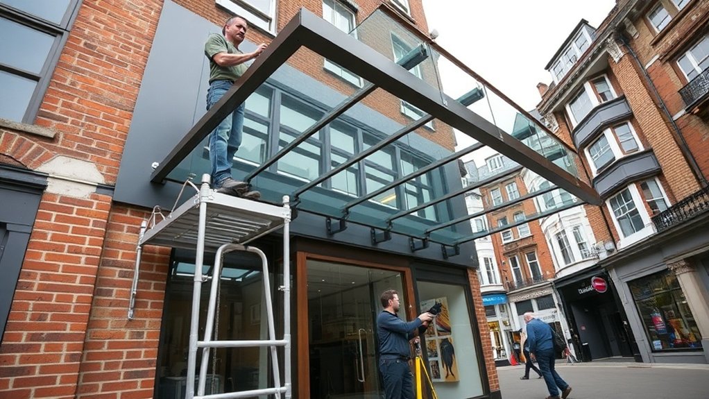 Shopfront Canopy Surbiton
