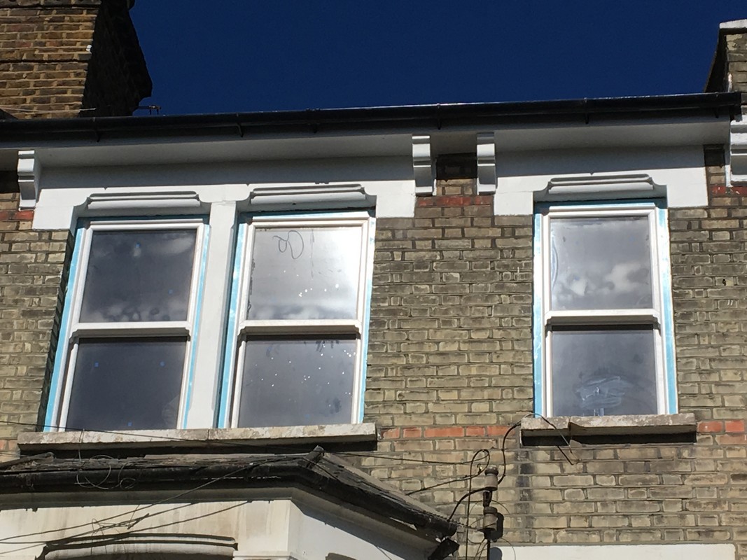 New uPVC sash windows fitted on Victorian terrace in Surbiton